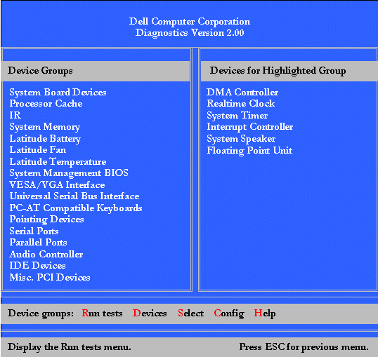 Dell Diagnostics Dell Latitude CS/CSx Portable Computers User's Guide